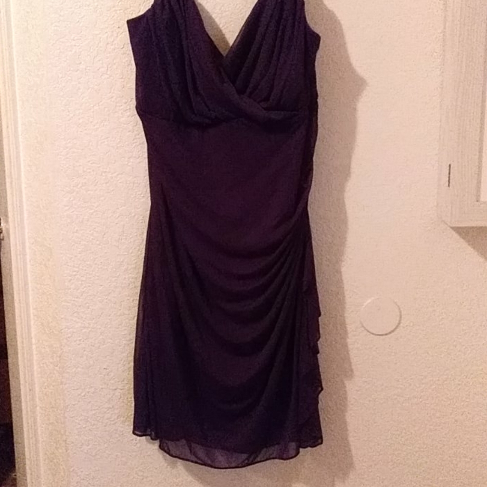 Royal purple dress